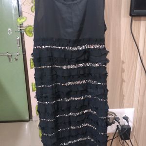 Party Wear Black Mini Dress