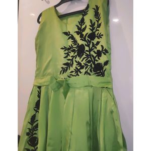 Unused Light green ethnic shinning gown | Size: M