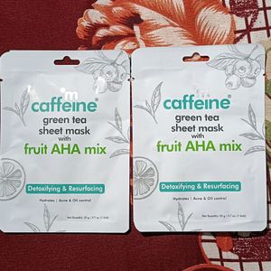 Combo Of Mcaffiene Sheet Mask