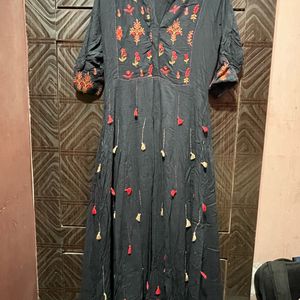 Anarkali Embrodid Kurta