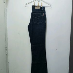 Air Walk Dark Greenish Black Denim Jeans Pant