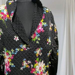 Flowers Print Rare Find Blazers