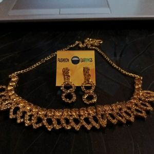 Golden Choker Set