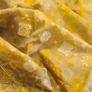 100% Pure Kadhua Banarasi Silk Kora