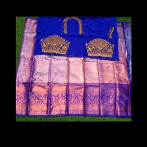 Trending Copper Border Pattu Mix Zari Weaving Sare