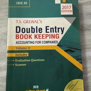 Class XII TS Grewal Double Entry Volume 2