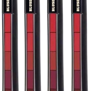 BLUSET Combo Of 5 Step Red Edition Lipstick