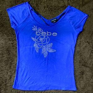 Bebe Blue Top