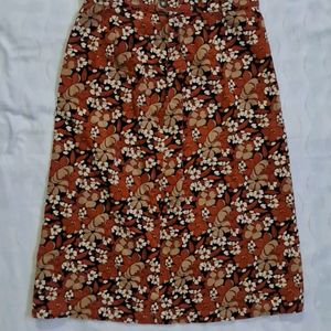 Floral Printed Skirt