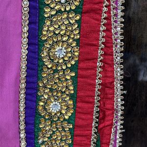 Purple Heavy Designer Saree