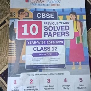 Oswall Top 10 Previous Year Solved Paper Class 12