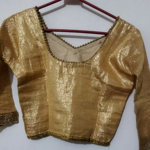 Golden Ethnic Top