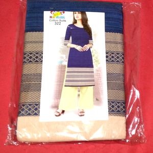 Combo Of 4  Branded Pure Cotton Dress Material