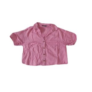 zudio beachy pink overshirt