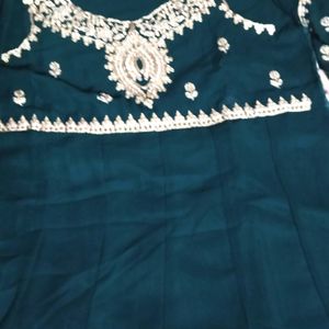 Semi Stitched Ethnic Gown