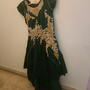 Bottle Green Gown