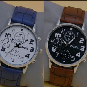 🔥New Analog Watch For Men (Pack Of 2)🔥