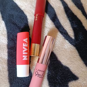 Combo Of Lip balm Nd Lipstick