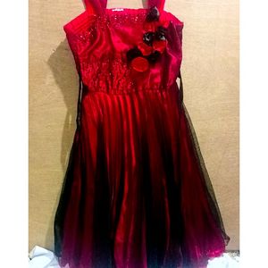 Red Party Gown