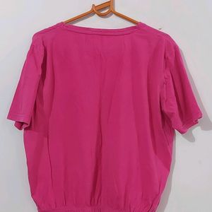 Zudio Hot Pink Casual Top 💗