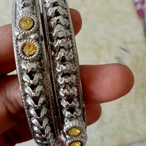 Silver Bangles