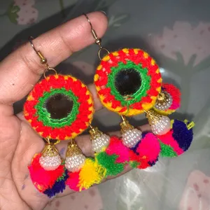 Pompom Earrings