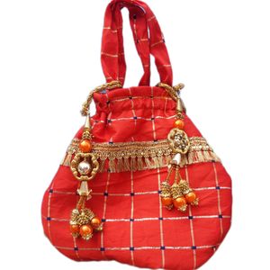 Red Potli Bag