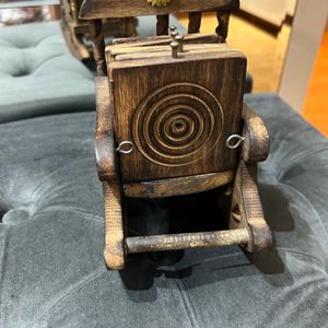 Wooden Coasters On Rocking Chair