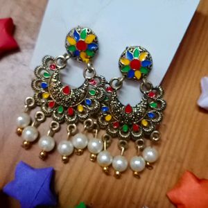 Multi Colored Earrings