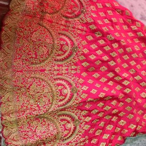 Bridal Lehanga With Blouse And Net Dupatta