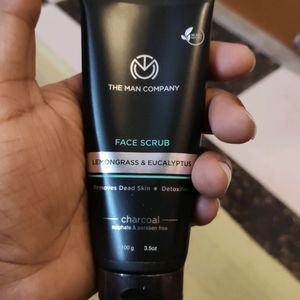 COMBO : THE MAN COMPANY FACE SCRUB AND FACEWASH