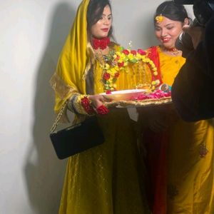 Yellow Haldi Dress