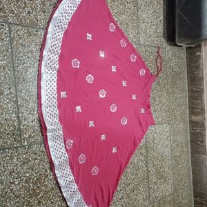 Pink Lehnga  Choli With Dupatta