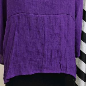 Plus Size Purple Top