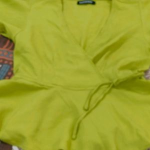 Lime Green Top For Women