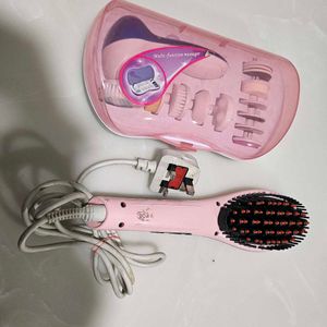 Facial Massager +ELECTRIC HAIR STRAIGHTENER