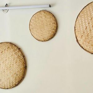 Set of 4 baskets for wall decor