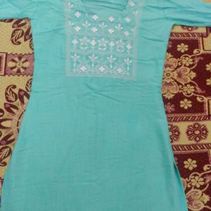 Sky Blue Kurti