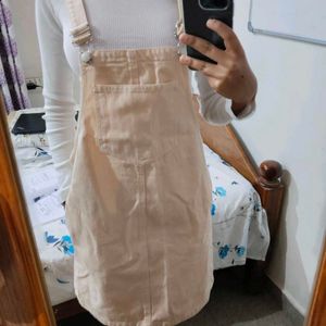 Denim Dungaree Dress