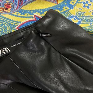 Zara Mini Leather Skirt