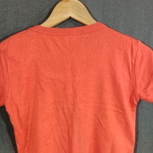 Orange Color T-Shirt ( Women's)