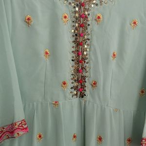 Light Sea Green Kurti