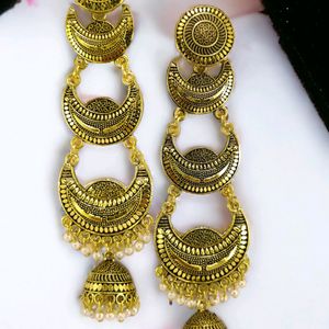 New Long Earrings With Tag