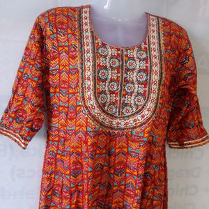 New Malti Colour Anarkali Kurti