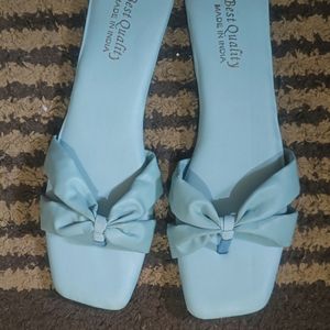 Beautiful Sky Blue Flats