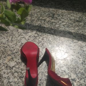 A Beautiful Maroon Heels