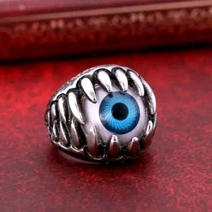 Evil Eye Ring 💍 With Oxidised Earrings Set Of 12