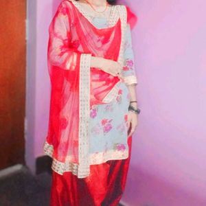 2 Combo  Patiyala Suit With Dupatta