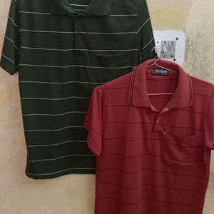 Men's Tshirt Combo(Green & Rust)