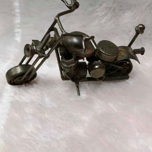 Metal Handicraft Bullet Bike Miniature